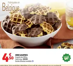 Auchan Mini gaufres offre