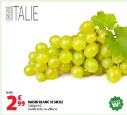 Auchan Raisins blanc de sicile offre