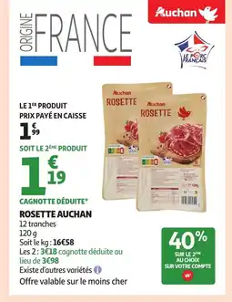 Auchan AUCHAN Rosette offre