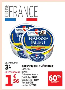 Auchan BRESSE BLEU Le véritable offre