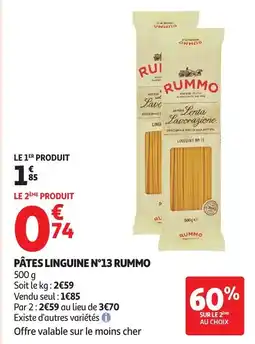 Auchan RUMMO Pâtes linguine n°13 offre