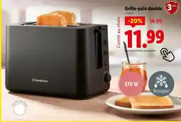 Lidl SILVERCREST Grille-pain double offre