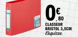 E.Leclerc Esquisse - classeur bristol 3,5cm offre