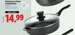 Lidl Silvercrest - sauteuse en fonte d'aluminium offre