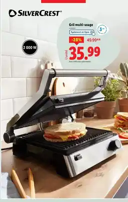 Lidl Silvercrest - grill multi-usage offre