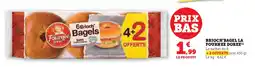 Super U Brioch'bagel la fournee doree offre