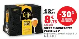 Super U Biere blonde leffe prestige 8° offre