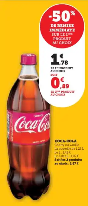 Super U Coca-cola offre