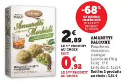 Super U Amaretti falcone offre