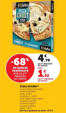 Super U Pizza sodebo offre
