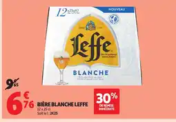 Auchan LEFFE Bière blanche offre