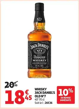 Auchan JACK DANIEL'S Whisky offre