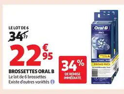Auchan ORAL-B Brossettes offre