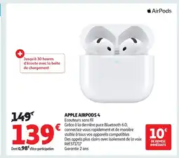 Auchan APPLE Airpods 4 offre