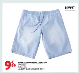 Auchan INEXTENSO Bermuda homme offre