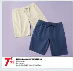 Auchan INEXTENSO Bermuda homme offre