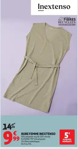 Auchan INEXTENSO Robe femme offre
