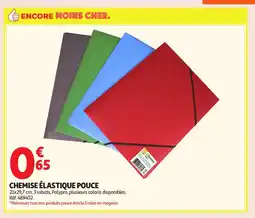 Auchan Chemise élastique pouce offre