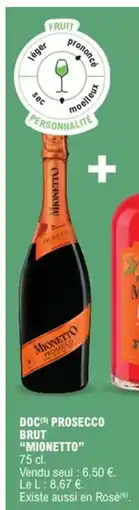 E.Leclerc MIONETTO Doc prosecco brut offre