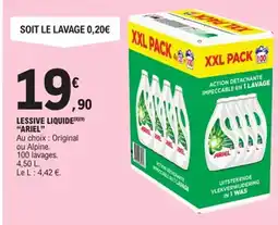 E.Leclerc ARIEL Lessive liquide offre