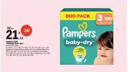 E.Leclerc PAMPERS BABY DRY Changes bébé offre