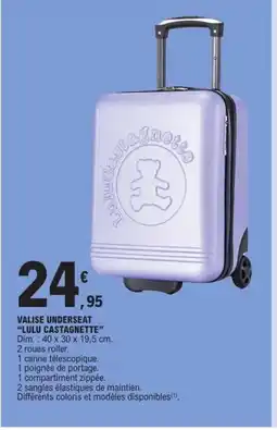 E.Leclerc Valise underseat offre