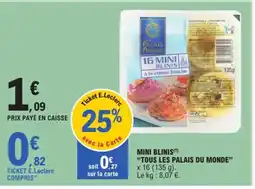 E.Leclerc Mini blinis offre