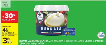 Carrefour CARREFOUR EXTRA Burrata offre