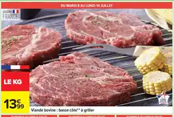 Carrefour Viande bovine : basse côte à griller offre