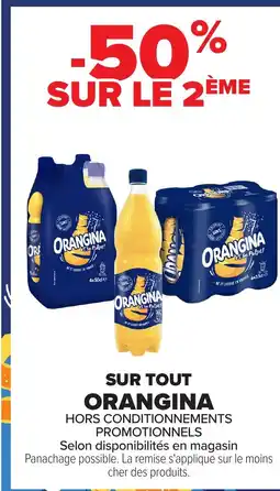 Carrefour ORANGINA Sur tout offre