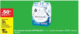 Carrefour WATTWILLER Eau minérale naturelle offre