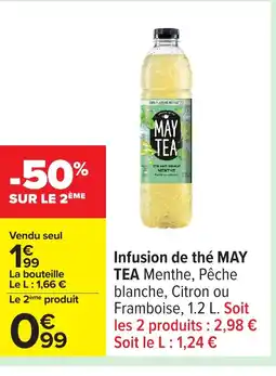 Carrefour MAY TEA Infusion de thé offre