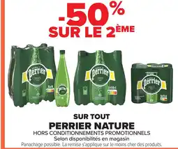 Carrefour PERRIER NATURE Sur tout offre