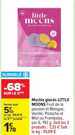 Carrefour LITTLE MOONS Mochis glacés offre