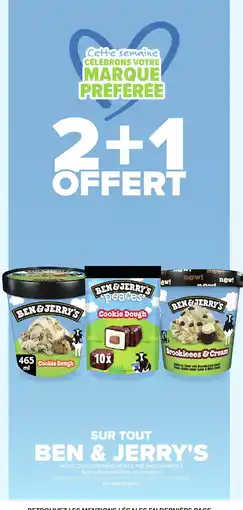 Carrefour BEN & JERRY'S sur tout offre