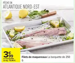 Carrefour Filets de maquereaux offre