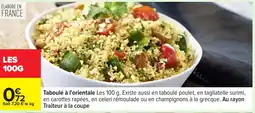 Carrefour Taboulé à l'orientale offre
