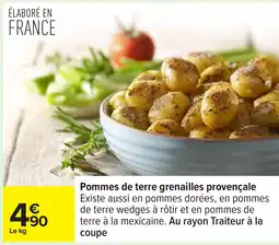 Carrefour Pommes de terre grenailles provençale offre
