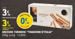 E.Leclerc GRESSINS TURINOISE “TRADIZIONI D’ITALIA” offre