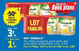 E.Leclerc Maïs 'Bonduelle' offre