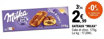 E.Leclerc Gateaux Milka offre