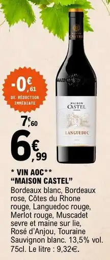 E.Leclerc MAISON CASTEL offre
