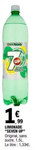E.Leclerc LIMONADE “SEVEN UP” offre