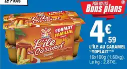 E.Leclerc L'ÎLE AU CARAMEL “YOPLAIT” offre