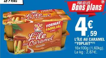 E.Leclerc L'ÎLE AU CARAMEL “YOPLAIT” offre