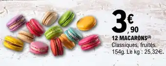 E.Leclerc 12 macarons offre