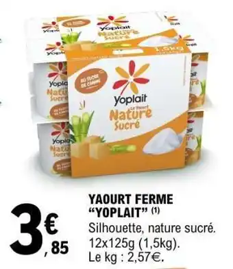 E.Leclerc YAOÛRT FERME “YOPLAIT” offre