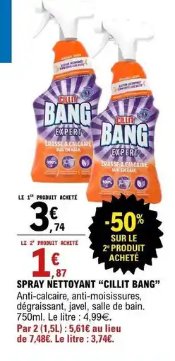 E.Leclerc SPRAY NETTOYANT 'CILLIT BANG' offre