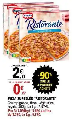 E.Leclerc Pizza Surgelée Ristorante offre