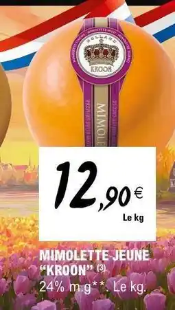 E.Leclerc Mimolette Jeune 'Kroon' offre